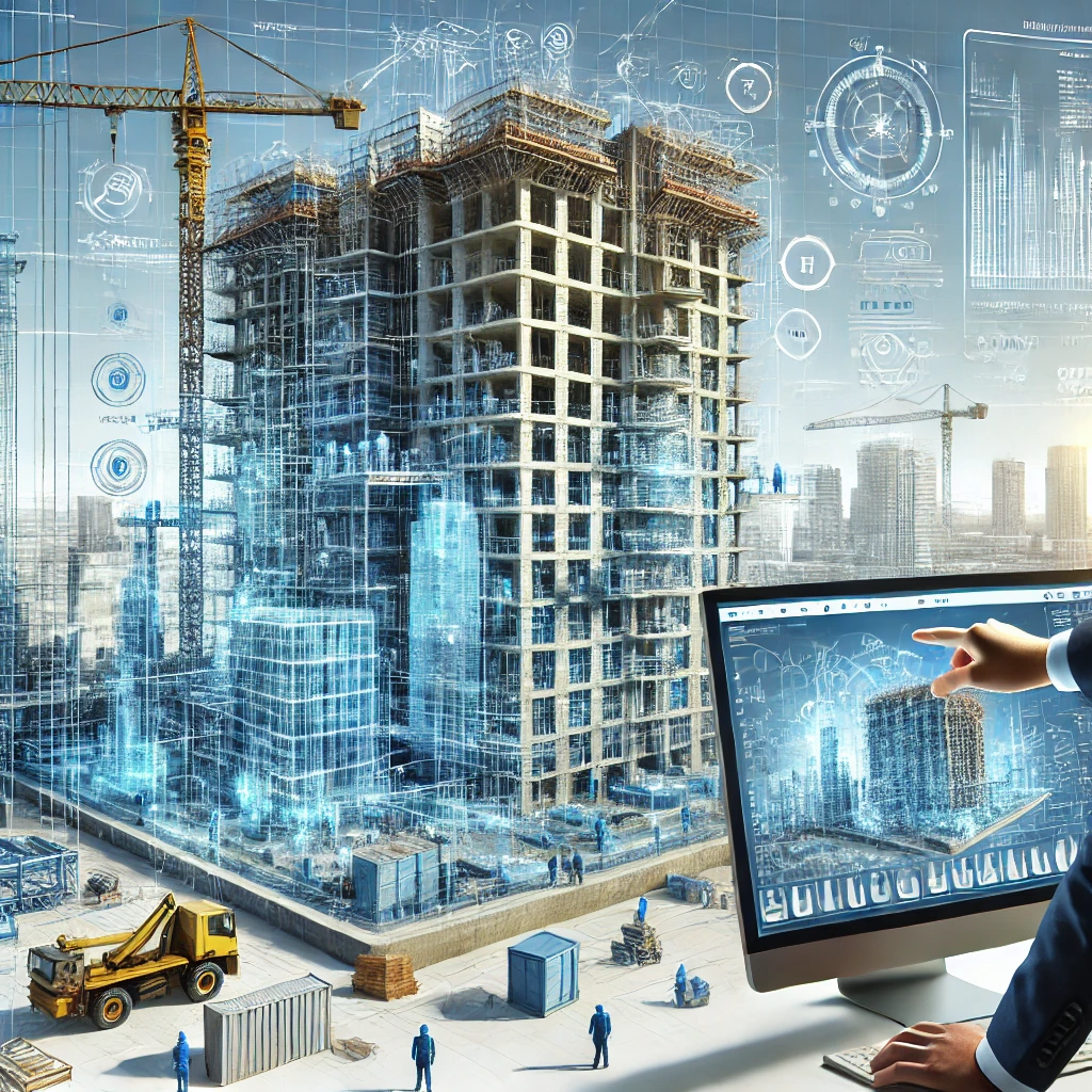 penggunaan Building Information Modeling (BIM) untuk perencanaan proyek konstruksi.