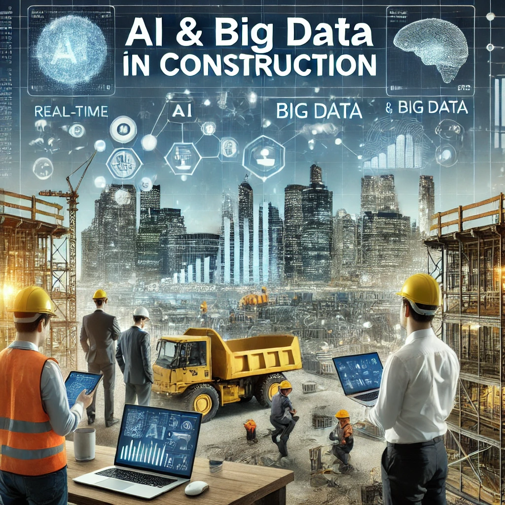 Analisis data berbasis AI untuk perencanaan proyek konstruksi yang lebih akurat dan efisien.