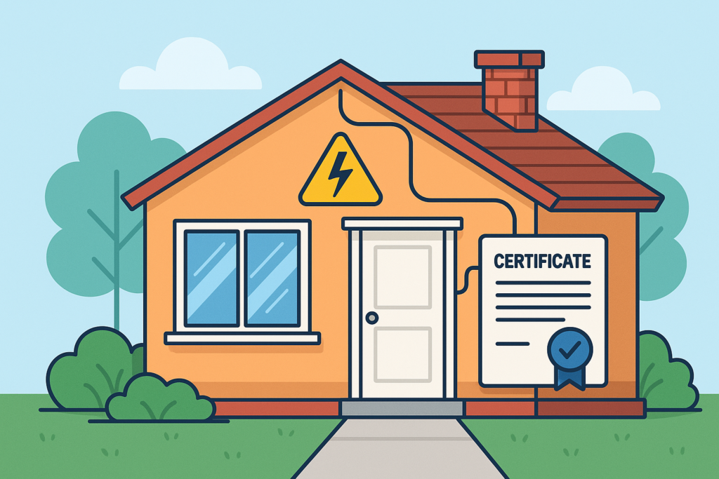 Rumah dengan instalasi listrik yang aman dan tersertifikasi SLO