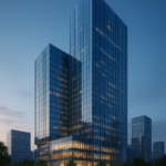 pembangunan gedung modern dengan konsep green building