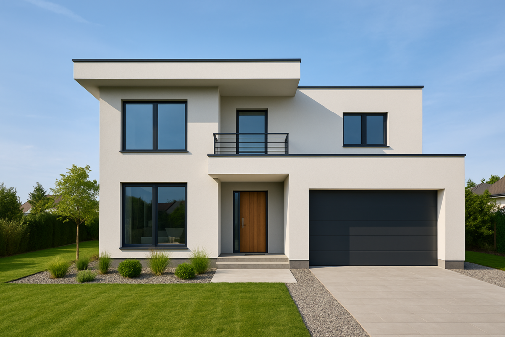 Rumah minimalis modern hasil bangun baru