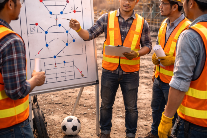 Manajemen Proyek Konstruksi Ala Sepak Bola