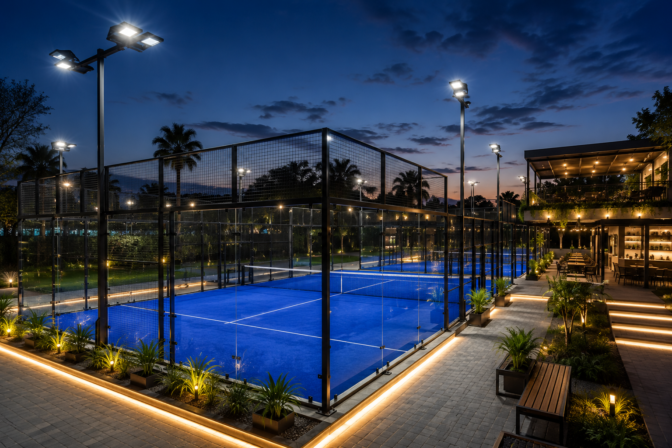 Ide Desain Lapangan Padel Modern