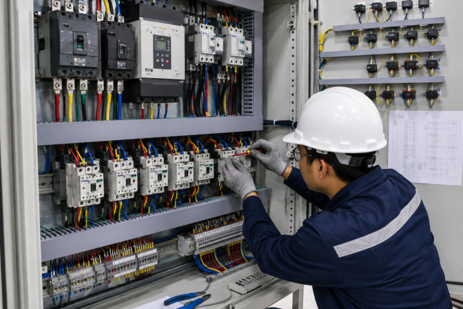 Konstruksi Sistem Panel Listrik Modern