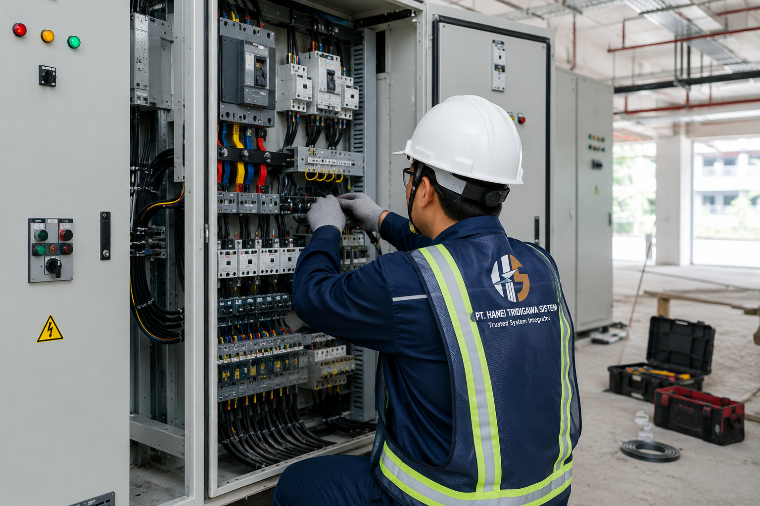 Instalasi Panel Listrik dalam Konstruksi