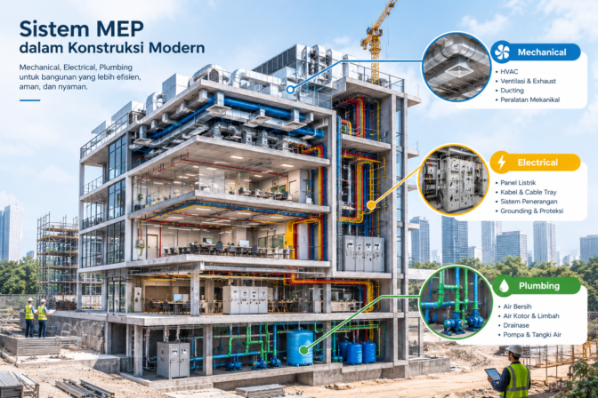 Sistem MEP dalam Konstruksi Modern